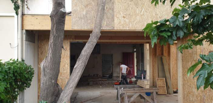 extension bois sur 2 niveaux Montpellier